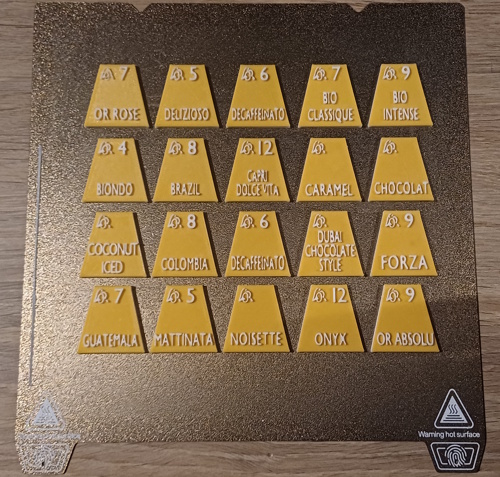 Plaquettes pour porte-capsules rotatif – Image 3