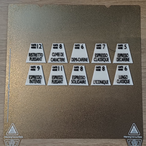 Plaquettes pour porte-capsules rotatif – Image 2