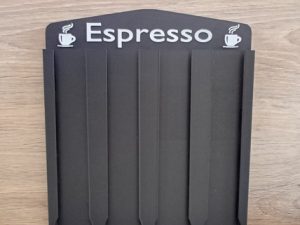 Porte-capsules mural pour dosette de café aluminium